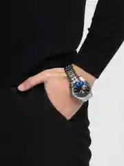 Серебряный часы механические