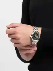 Серебряный часы механические