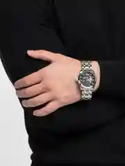 Серебряный часы механические