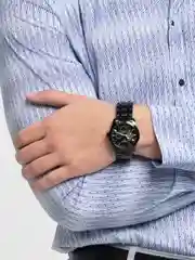 Черный часы механические