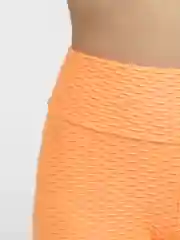 Оранжевый легинсы женские спортивные Active, лосины черные, домашние