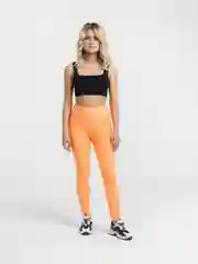 Оранжевый легинсы женские спортивные Active, лосины черные, домашние