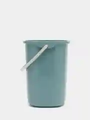 Зеленый ведро без крышки, пластиковое, хозяйственное, 6 л