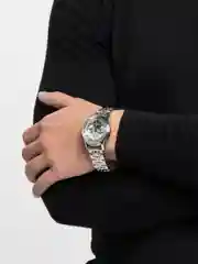 Серебряный часы механические Omega