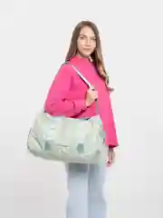 Зеленый сумка спортивная, дорожная, ручная кладь