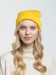 Желтый шапка женская