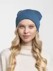 Синий шапка женская