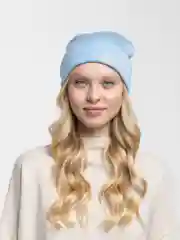 Голубой шапка женская
