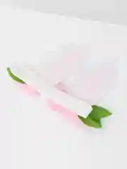 Розовый ободок "Зайчик", белый