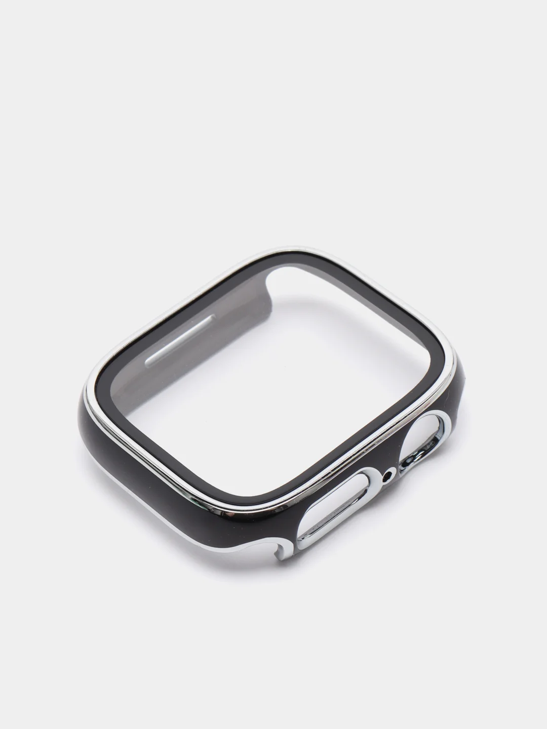Карамельный бампер с защитным стеклом для Apple Watch 38, 40, 41 42 44 45 мм 3 / 4 / 5 / 6 / 7 чехол