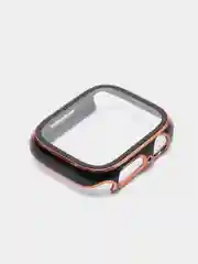 Карамельный бампер с защитным стеклом для Apple Watch 38, 40, 41 42 44 45 мм 3 / 4 / 5 / 6 / 7 чехол
