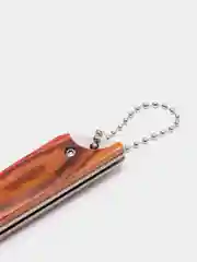 Терракотовый нож складной, деревянная рукоять