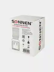 Кулер для воды SONNEN TSE-02WT, настольный, нагрев и охлаждение, белый, 2 крана