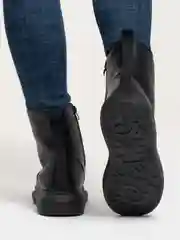 Ботинки женские, черные, зимние утепленные черные