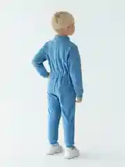 Голубой комбинезон флисовый, детский