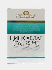Цинк Хелат Mirrolla, 25 мг, 40 таблеток