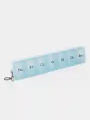 Бирюзовый таблетница на 7 отделений
