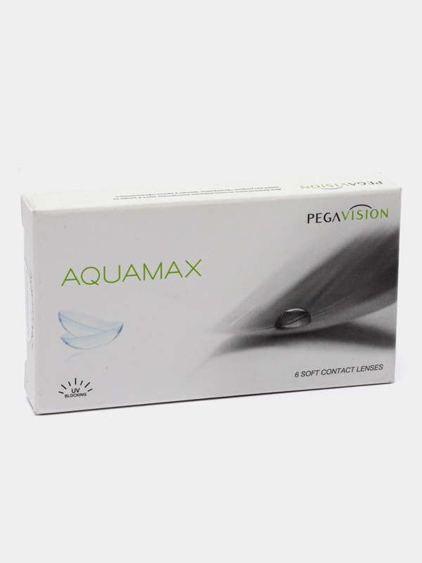 Контактные линзы двухнедельные Aquamax, 6 штук, 8.6, 14, 2 недели