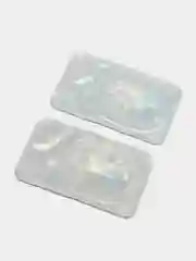 Прозрачные контактные линзы для коррекции зрения ILLUSION colors clear, 2 штук, 3 месяца