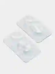 Прозрачные контактные линзы для коррекции зрения ILLUSION colors clear, 2 штук, 3 месяца