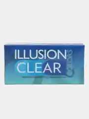 Прозрачные контактные линзы для коррекции зрения ILLUSION colors clear, 2 штук, 3 месяца