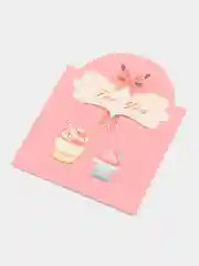 Коралловый мини-открытка в конверте