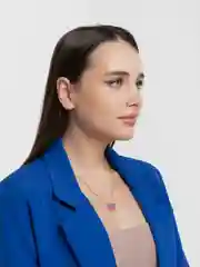 Фиолетовый цепочка с подвеской "Бабочка"