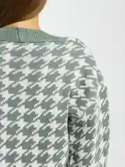 Зеленый кардиган женский oversize