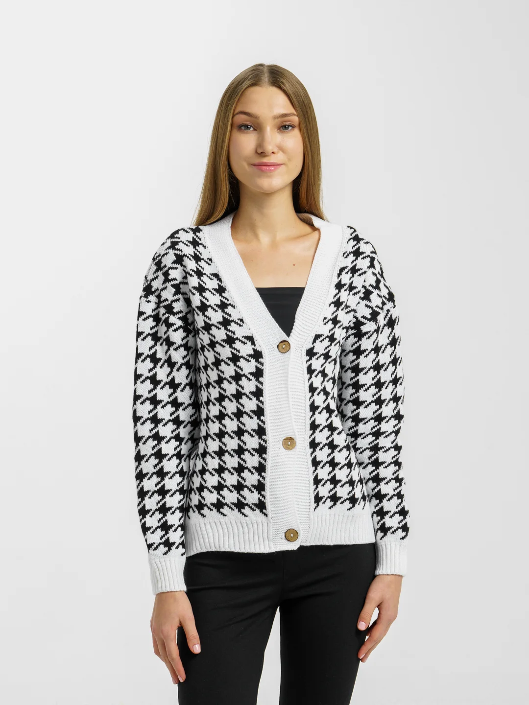 Хром кардиган женский oversize