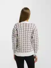 Светло-бежевый кардиган женский oversize