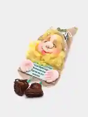 Зелёный хаки домовенок Кузя, на стену