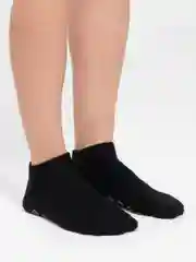 Черный носки махровые женские, короткие, из шерсти ангоры