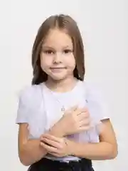 Вишнёвый набор украшений детский: браслет, цепочка с кулоном, кольцо / Подарок девочке