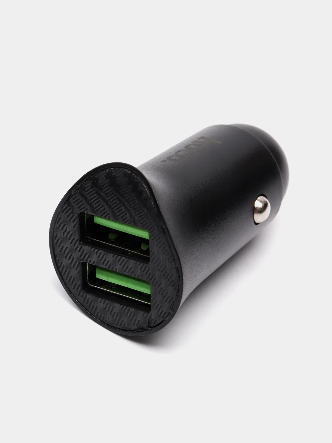 Черный автомобильное зарядное устройство Hoco Z39 2 х USB, USB-Type-C, с быстрой зарядкой