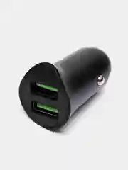 Черный автомобильное зарядное устройство Hoco Z39 2 х USB, USB-Type-C, с быстрой зарядкой