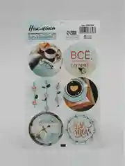 Оливковый наклейки новогодние для ежедневника, цветов и подарков на Новый год