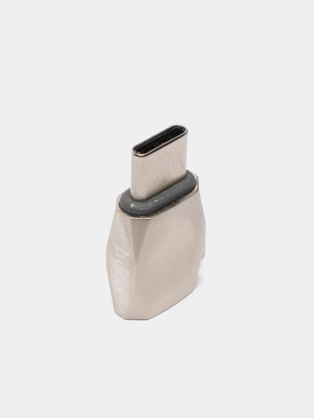 Серый металлик адаптер Hoco UA8, для Type-C-micro-USB 2.0