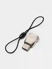 Серый металлик адаптер Hoco UA8, для Type-C-micro-USB 2.0