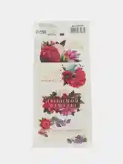 Мятный наклейки новогодние для ежедневника, цветов и подарков на Новый год
