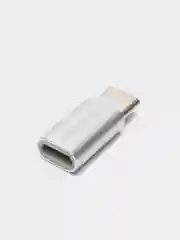 Серый металлик переходник для Type-C / Micro-USB 2