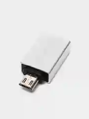 Серый металлик адаптер для Micro-USB OTG Borofone BV2
