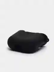 Черный силиконовый чехол для Airpods 1/2, с карабином