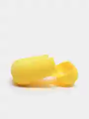Желтый силиконовый чехол для Airpods 1/2, с карабином