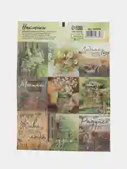 Лайм наклейки новогодние для ежедневника, цветов и подарков на Новый год