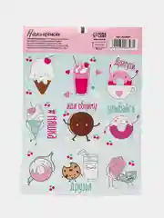 Вишнёвый наклейки новогодние для ежедневника, цветов и подарков на Новый год