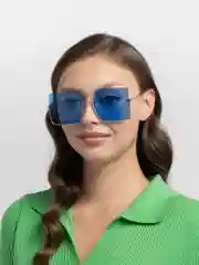 Голубой солнцезащитные очки Quad
