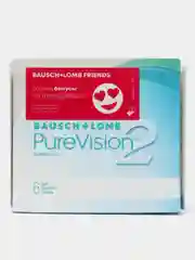 Контактные линзы PureVision 2, 6 линз, R 8,6 (-1,0) - (-6,00)