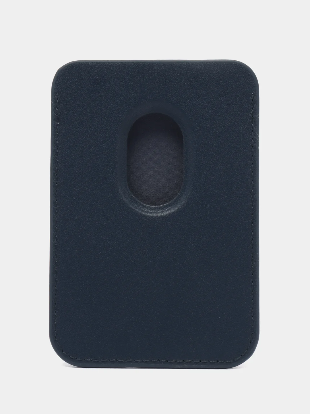 Темно-синий магнитный кошелек для карт MagSafe Leather Wallet iPhone, картхолдер