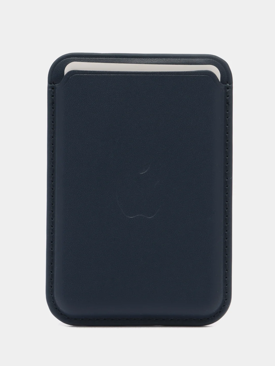 Темно-синий магнитный кошелек для карт MagSafe Leather Wallet iPhone, картхолдер