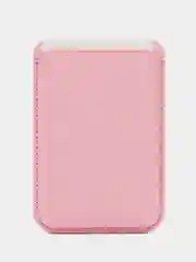 Розовый магнитный кошелек для карт MagSafe Leather Wallet iPhone, картхолдер